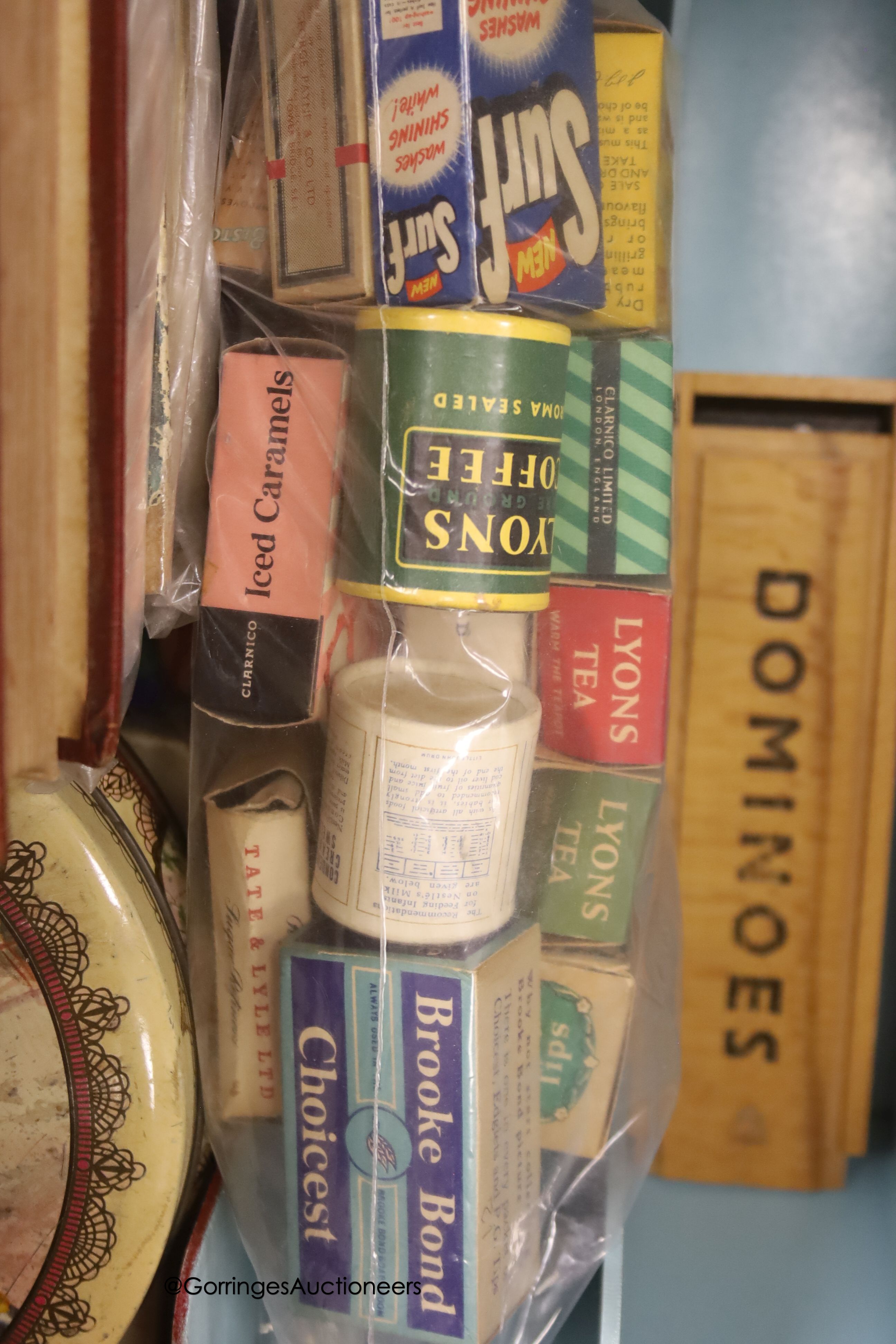 Assorted vintage childrens toys to include packaged shop-stock and accessories, Pelham puppet etc.